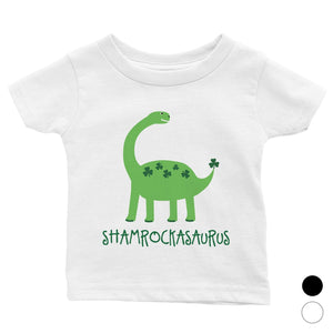 Shamrock Saurus Infant T-Shirt For St Patrick's Day Baby Gift Tee