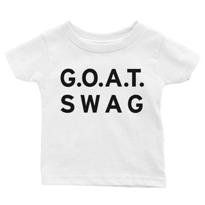 365 Printing GOAT Swag Baby Graphic T-Shirt Gift For Baby Shower Cute Infant Tee