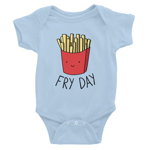 365 Printing Fry Day Funny Baby Bodysuit Gift Baby Shower Cute Infant Jumpsuit