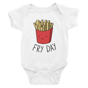 365 Printing Fry Day Funny Baby Bodysuit Gift Baby Shower Cute Infant Jumpsuit