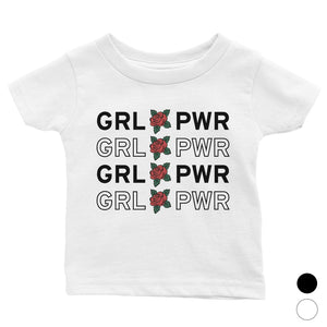 365 Printing Girl Power Baby Graphic T-Shirt Gift Baby Shower Cute Infant Tee