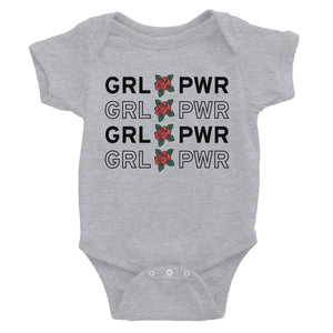 365 Printing Girl Power Baby Bodysuit Gift For Baby Shower Cute Infant Jumpsuit