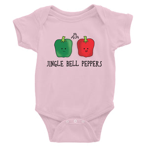 Jingle Bell Peppers Baby Bodysuit