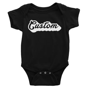 Pop Up Text Bold Sweet Custom Baby Personalized Bodysuit Custom