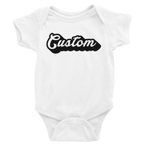 Pop Up Text Bold Sweet Custom Baby Personalized Bodysuit Custom