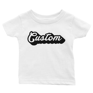 Pop Up Text Colorful Fun Custom Baby Personalized T-Shirt Custom