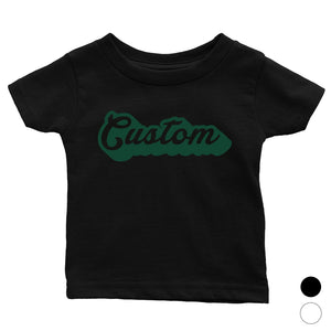 Green Pop Up Text Fun Custom Baby Personalized T-Shirt Custom Gift