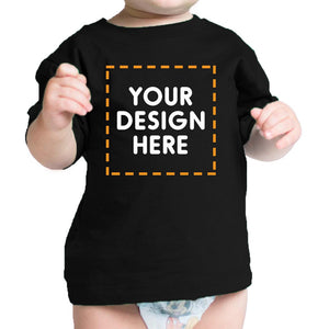 Custom Personalized Baby Black Shirt