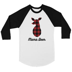 Christmas Deer Plaid Family Matching BaseBall Shirts Winter Holiday Gift