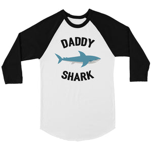 Daddy Mommy Baby Shark Family Matching Gifts Baseball Shirts For Men