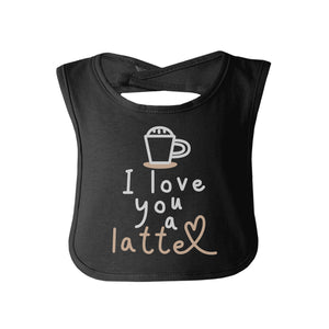 Love A Latte Infant Gift Baby Teething Bib