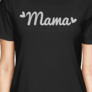 Mama & Little Mama Black Cute T-Shirt Baby Gifts For Newborn Girls - 365INLOVE