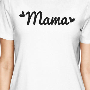 Mama & Little Mama White Mom and Baby Girl Couple T Shirt Onesie - 365INLOVE