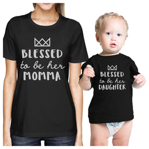 To Be Her Momma & Daughter Black Mothers Day Gifts From Daughter - 365INLOVE