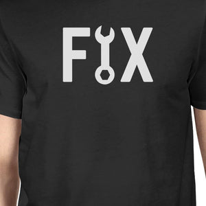 Fix And Break Black Funny Design Dad and Baby Boy Matching Outfits - 365INLOVE