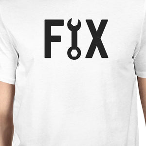 Fix And Break White Dad and Baby Girl Matching Tops Funny Dad Gifts - 365INLOVE