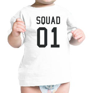 Squad Matching Family T-Shirt White For Men First Father's Day Gift