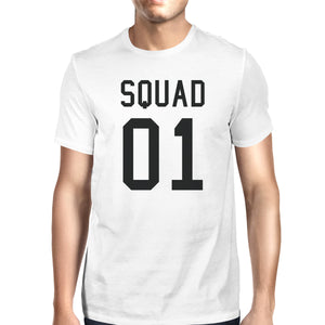 Squad Matching Family T-Shirt White For Men First Father's Day Gift