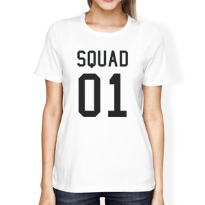 Squad Matching Family T-Shirt White For Men First Father's Day Gift