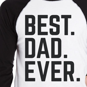 Best Dad And Kid Ever Baseball Tee Unique Family T-Shirts Ideas - 365INLOVE