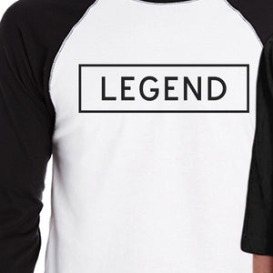 Legend Legacy 3/4 Sleeve Baseball T-Shirt Unique Baby Shower Gifts - 365INLOVE