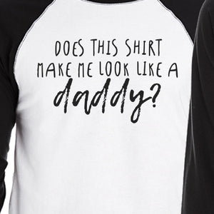 Does This Shirt Make Me Look Like A Daddy And Preggo Matching Couple Black And White Baseball Shirts