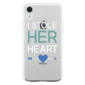 Stealing Heart Couple Matching Phone Cases Perfect Valentine's Gift