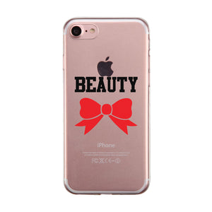Beast And Beauty Couple Matching Phone Cases Tough Love Strong Gift