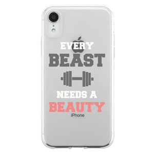 Every Beauty Beast Couple Matching Phone Cases Supportive Powerful