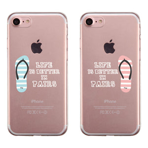Flip Flop Friends Couple Matching Phone Cases Awesome Creative Gift