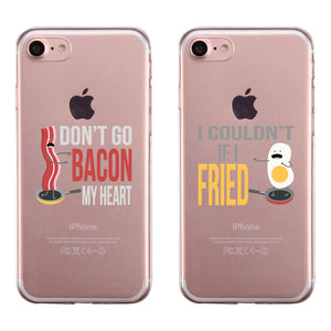 Bacon And Egg Couple Matching Phone Cases Hilarious Amazing Cute