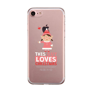 Loves Christmas Couple Matching Phone Cases Beautiful Christmas