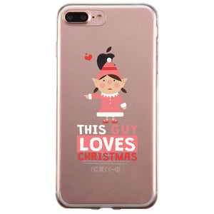 Loves Christmas Couple Matching Phone Cases Beautiful Christmas