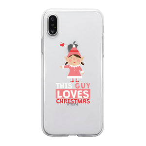 Loves Christmas Couple Matching Phone Cases Beautiful Christmas