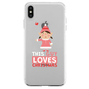 Loves Christmas Couple Matching Phone Cases Beautiful Christmas