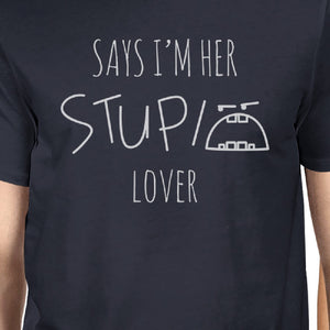 Her Stupid Lover And My Stupid Lover Matching Couple Navy Shirts