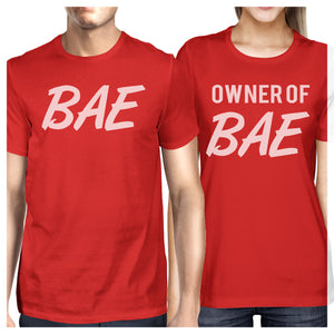 Bae And Owner Of Bae Matching Couple Red Shirts