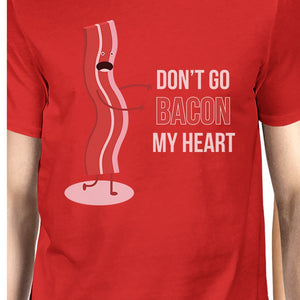 Bacon And Egg Matching Couple Gift Shirts Red Funny Graphic Tees