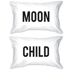 Funny Pillowcases Standard Size 20 x 31 - Moon Child Matching Phillow Case - 365INLOVE