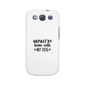 Namastay Home White Cute iPhone 5 Case Mothers Day Gift For Dog Mom