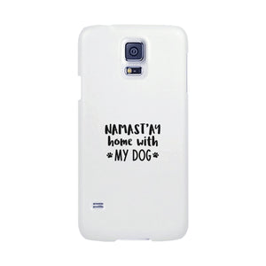 Namastay Home White Cute iPhone 5 Case Mothers Day Gift For Dog Mom