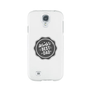 World's Best Dad White Phone Case