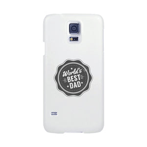 World's Best Dad White Phone Case