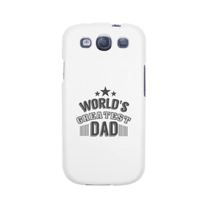 World's Greatest Dad White Phone Case