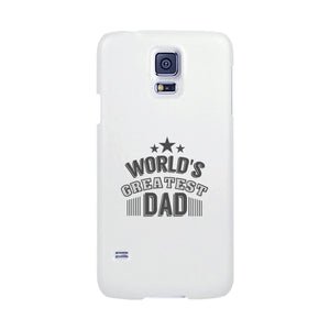 World's Greatest Dad White Phone Case