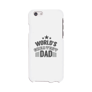 World's Greatest Dad White Phone Case