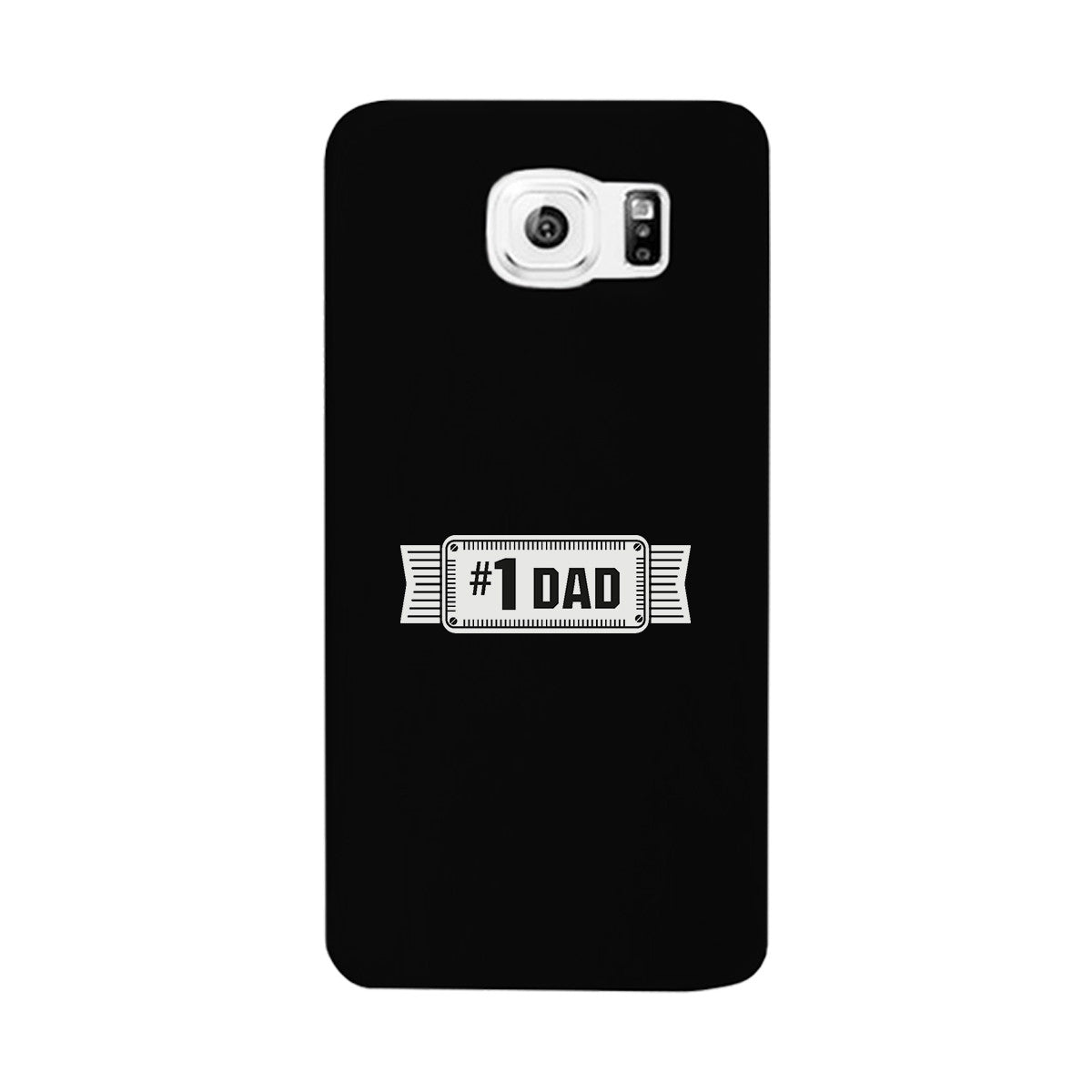 #1 Dad Black Phone Case - 365INLOVE