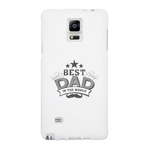 Best Dad In The World White Phone Case