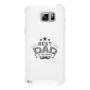 Best Dad In The World White Phone Case