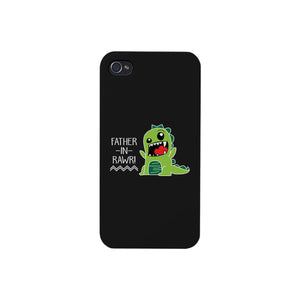 Father-In-Rawr Black Phone Case - 365INLOVE